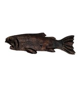 Antique Hand Carved Fish Wood Wooden Treen Trade Sign Vintage Decor Wall... - $230.82 CAD