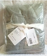 Pottery Barn WILLOW Standard Pillow Sham Blue Linen/Cotton NEW #P155 - £27.54 GBP