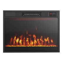 23 Inches 750W/1500W Electric Fireplace Heater with Alter Flame Color an... - $186.08