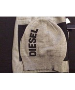 DIESEL Two-Piece Logo Beanie &amp; Scarf Set Retail $98 - $102.24 CAD