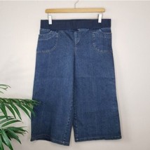 NWT TM Style | Denim Maternity Gaucho Pants, Womens Size Large - £10.83 GBP