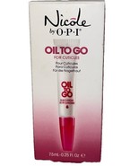 1- NICOLE By O•P•I Oil To Go For Cuticles (New/Unsealed/Discontinued) Se... - $20.20 CAD