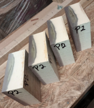 Four (4) Sappy Black Walnut Bowl Blanks Lathe Turning Block 6 X 6 X 2 3/4&quot; P2 - £38.73 GBP