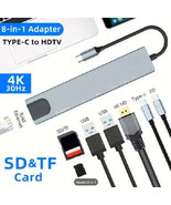 8-in1 USB Hub - USB 3.1 Type-C/USB-C with HDMI, Lan, Card Reader, USB an... - €18,30 EUR