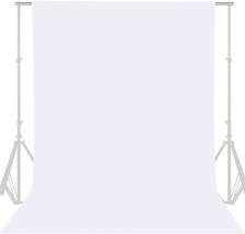 Gfcc 8Ftx10Ft White Backdrop Background For Photography Photo Booth Background - £29.76 GBP