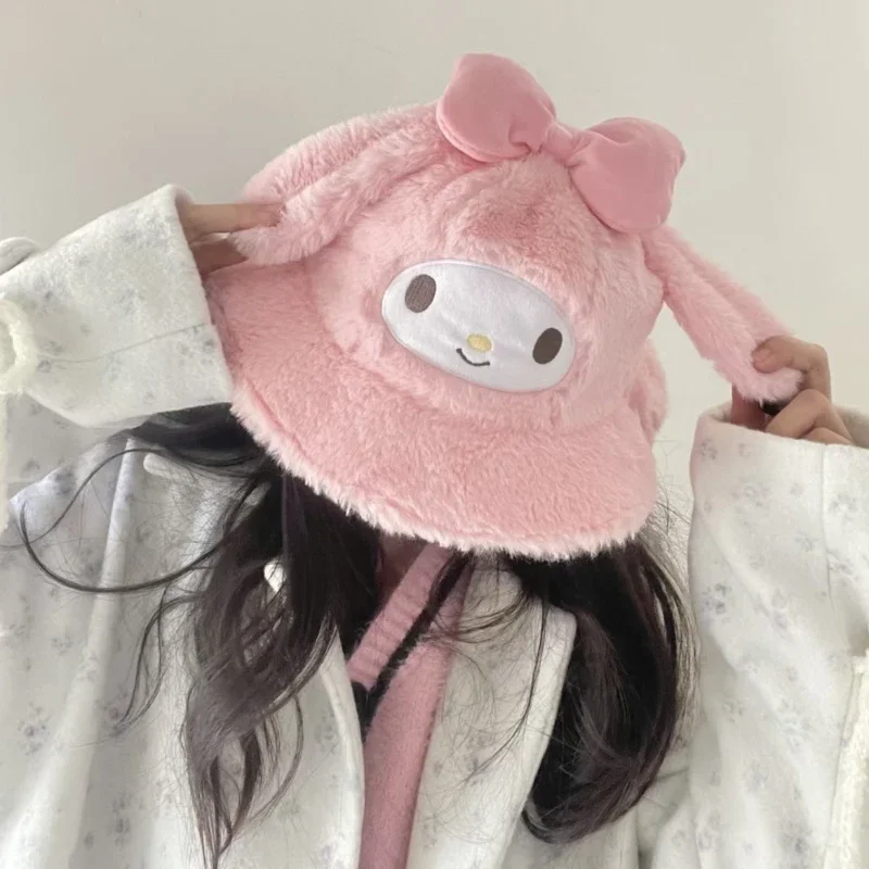 Kawaii Sanrio Anime Kuromi My Melody Cinnamoroll Cute Cartoon Bucket Hat Keep - £15.67 GBP