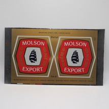 Molson Export Ale Unrolled 12oz Beer Can Flat Sheet Magnetic - £19.41 GBP
