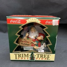 NEW Coca-Cola Santa Claus Sparkling Holidays Christmas Ornament KG  Xmas... - £11.73 GBP