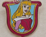 Aurora Sleeping Beauty Princess Shield Crest 2012 Disney Metal Enamel Pin - £7.22 GBP