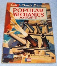 Vintage Complete Popular Mechanics April 1942 Hobby Science Engineer - $9.95