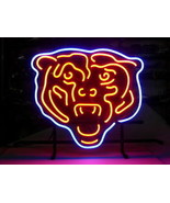 NFL Chicago Bears Beer Bar Neon Light Sign 15&#39;&#39; x 14&#39;&#39; - £390.13 GBP