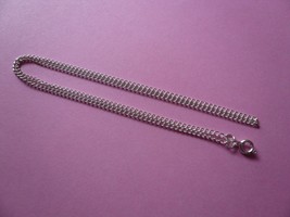 Silverplated Curb Chain Necklace **18 Inches** - £1.95 GBP