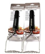 2 Count Farberware Professional Flat Edge Potato Masher BPA Free Dishwas... - $34.17 CAD