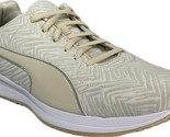 PUMA BURST CHEVRON WOMEN&#39;S Oatmeal/White Lightweight Sneaker, 19015803 - $33.19