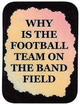 Football Team On The Band Field 3&quot; x 4&quot; Refrigerator Magnet Music Marching Gift - £3.58 GBP