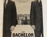 The Bachelor Tv Series Print Ad Vintage 2 Hour Premiere TPA2 - $5.93
