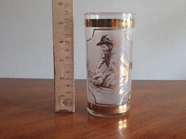 Vtg Carson Nugget Casino City HighBall Glass Culver 22K Gold Miner Tumbl... - $267.67 MXN