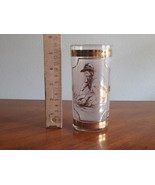 Vtg Carson Nugget Casino City HighBall Glass Culver 22K Gold Miner Tumbl... - $15.01