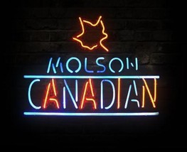 Molson Canadian Beer Bar Neon Light Sign 16&#39;&#39; x 15&#39;&#39; - £398.87 GBP