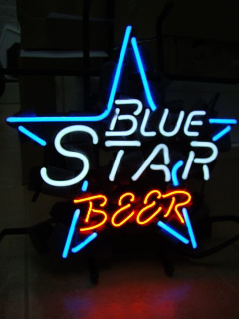 Primary image for Blue Star Beer Bar Neon Light Sign 16'' x 14''