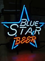 Blue Star Beer Bar Neon Light Sign 16'' x 14'' - $499.00