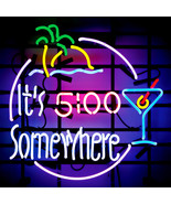 It's 5 Somewhere Beer Bar Neon Light Sign 16'' x 16'' - $499.00