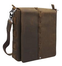 Vagarant Traveler Fully Handmade Leather Messenger Bag L20.Vintage Distress - £114.30 GBP