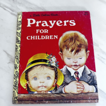 Vintage Prayers for Children A Little Golden Book Hardcover 1974 Good Co... - $12.83