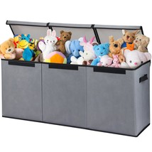 Toy Storage Organizer For Boys - Extra Large Toddler Toy Box Kids Toy Chest, Col - £33.57 GBP