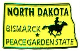 North Dakota the Peace Garden State Souvenir Fridge Magnet - $5.99