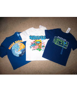 BOYS INFANT THE CHILDREN&#39;S PLACE SET 3 TEE T-SHIRTS WATER/OCEAN/SPLASH N... - $27.73 CAD
