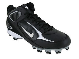 MENS NIKE MCS 5-TOOL BASEBALL ATHLETIC CLEATS SHOES BLACK/SILVER NEW $75... - £35.87 GBP