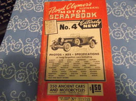 Clymer&#39;s 1947 Historical Motor Scrapbook Number 4 - $20.00
