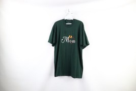 Vintage 90s Womens Size Large Faded Spell Out Winnie the Pooh Mom T-Shirt Green - $34.60