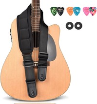 Lekato Bass Straps For Bass &amp; Electric Guitar With 3.3&quot; Wide Sponge Pad For - £25.95 GBP