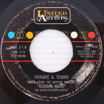 Ferrante &amp; Teicher  - Theme from &quot;Goodbye Again&quot; - 1961 45 rpm Record UA 319 - £5.60 GBP