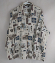 Tap  &amp; Co Women&#39;s Button Up Shirt With Wild Animal Designs Plus Size 22W - £15.14 GBP