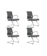LeisureMod Office Waiting Room Chair, Upholstered Leather Computer Ergon... - $14,206.55 MXN