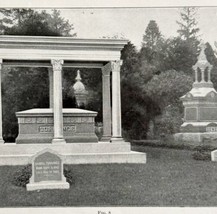 Daniel Torrance Mausoleum Tombstone Architecture 1899 Victorian Design D... - £19.68 GBP
