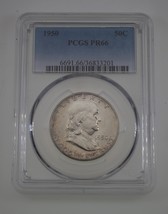 1950 50C Franklin Half Dollar Proof Graded by PCGS as PR66! Gorgeous Strike - $891.37