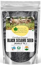 Organic &amp; Natural Black Sesame Seeds Kaale Til Great For Cooking &amp; Bakin... - $21.38