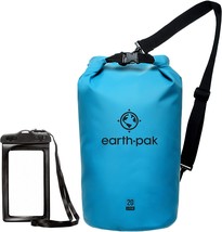 Earth Pak -Waterproof Dry Bag - Roll Top Dry Compression Sack Keeps Gear Dry for - £31.59 GBP