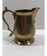 Vintage Leonard E.R.N.S Pitcher/Creamer Metal Plated 4&quot; Tall / Heavy - £9.63 GBP