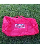 Vintage 1988 XXIII Super Bowl Red Nylon Gym Bag San Francisco 49ers vs B... - $21.43