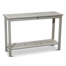 DTY Outdoor Living Longs Peak Eucalyptus Console Table, Driftwood Gray - £144.31 GBP+