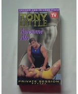 NEW SEALED Tony Little - Awesome Abs VHS 1995 Private Sessions Series - £2.35 GBP