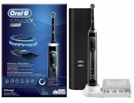  Oral-B Genius X 20000N Midnight Black Special Edition Electric Toothbrush Braun - $688.01