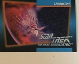 Star Trek The Next Generation Trading Card #29 Livingston - £1.54 GBP