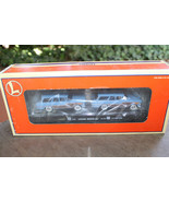 Lionel 6-17548 O Gauge Route 66 Flatcar w/ 2 Edsel Blue Station Wagons M... - $35.00