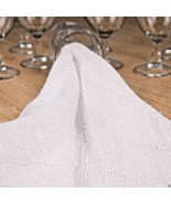 2 Bar Mop Ribbed TOWELS 100% All Cotton White kitchen terry Dish TOWEL C... - €13,99 EUR